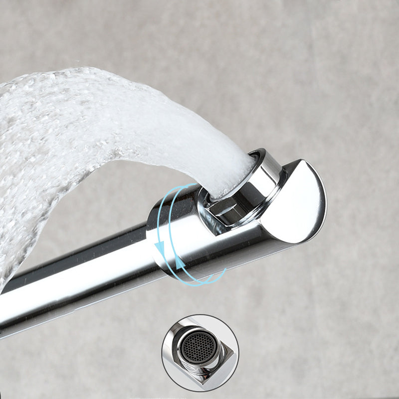 Wall Mounted Pot Filler Faucet with Single Lever Handle
