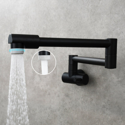 Wall Mounted Pot Filler Faucet with Single Lever Handle