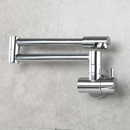 Wall Mounted Pot Filler Faucet with Single Lever Handle
