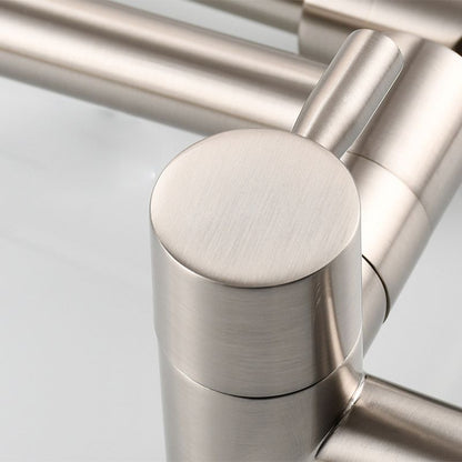 Wall Mounted Pot Filler Faucet with Single Lever Handle