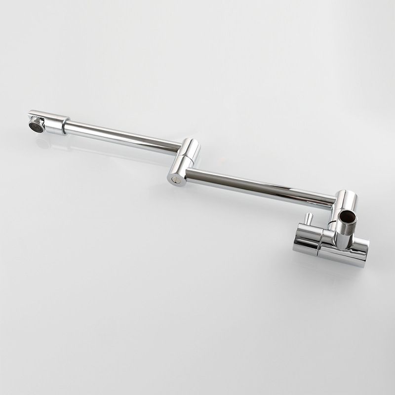 Wall Mounted Pot Filler Faucet with Single Lever Handle