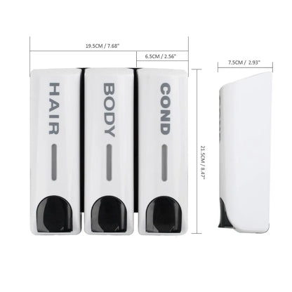 Wall Mounted Shower Soap Dispenser 350ml Bathroom Pump Organizer