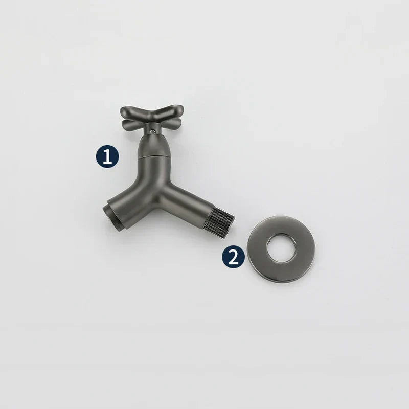 Wall Mounted Solid Brass Cold Water Faucet