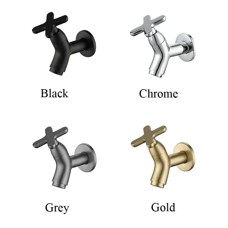 Wall Mounted Solid Brass Cold Water Faucet