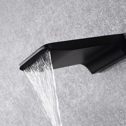 Wall Mounted Waterfall Bathroom Faucet with Hot and Cold Mixer