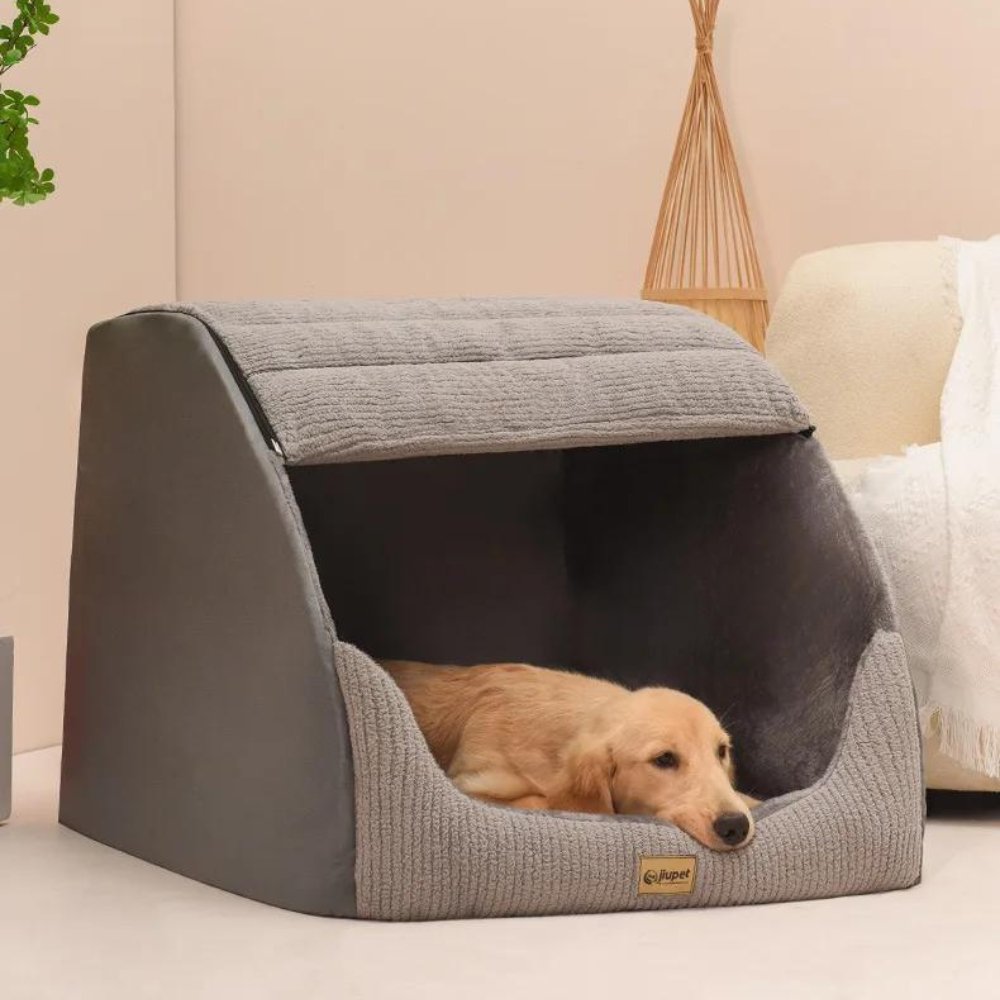 Warm Enclosed Pet Bed for Dogs and Cats