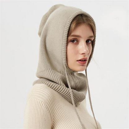 Warm Knit Winter Beanie Hat Soft Stretch Foldable Cold Weather Headwear Everyday Casual Comfort Cap