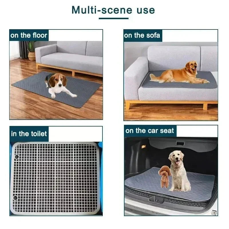 Washable Dog Pee Pads Reusable Leakproof Pet Training Mat