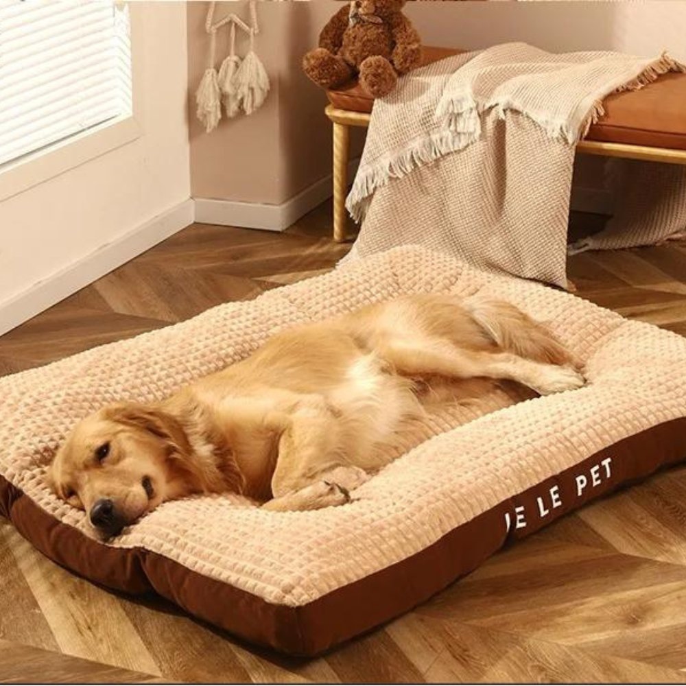 Washable Fleece Pet Bed Cushion for Dogs and Cats