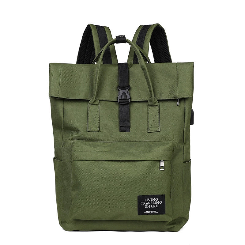 Water Resistant Laptop Backpack with USB Charging Port