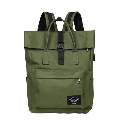 Water Resistant Laptop Backpack with USB Charging Port