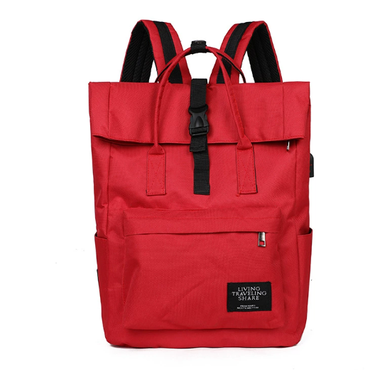 Water Resistant Laptop Backpack with USB Charging Port
