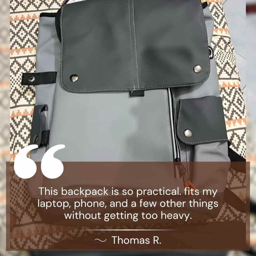 Water Resistant Laptop Travel Backpack