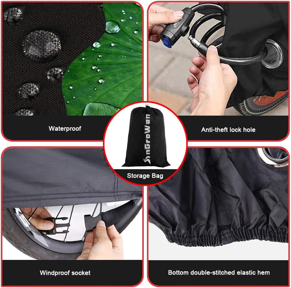 Waterproof Bicycle Storage Cover for Outdoor Weather Protection