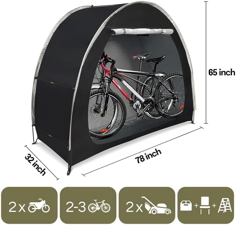 Waterproof Bicycle Storage Tent for 2 Bikes