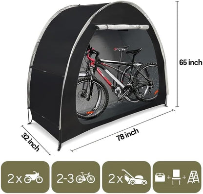 Waterproof Bicycle Storage Tent for 2 Bikes