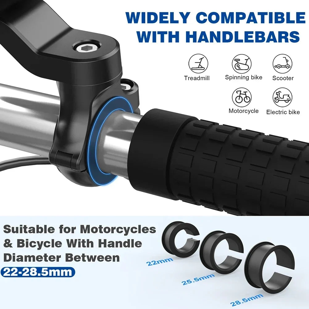 Waterproof Bike Phone Mount with 15W Power Bank Handlebar Holder