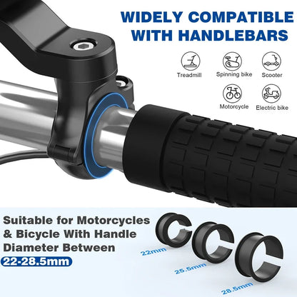 Waterproof Bike Phone Mount with 15W Power Bank Handlebar Holder