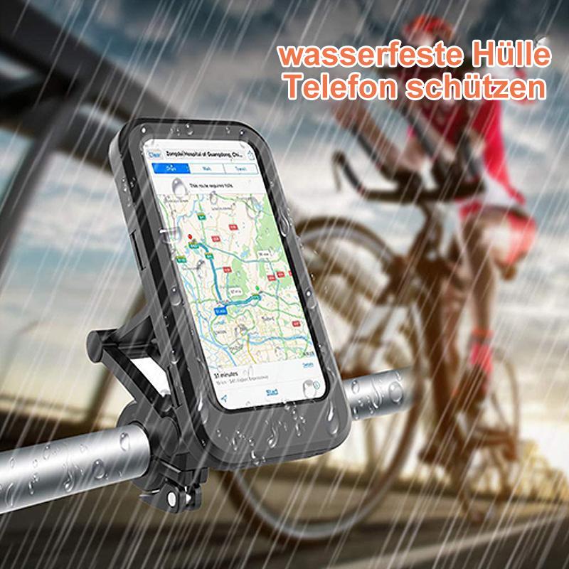 Waterproof Bike Phone Mount with 15W Power Bank Handlebar Holder