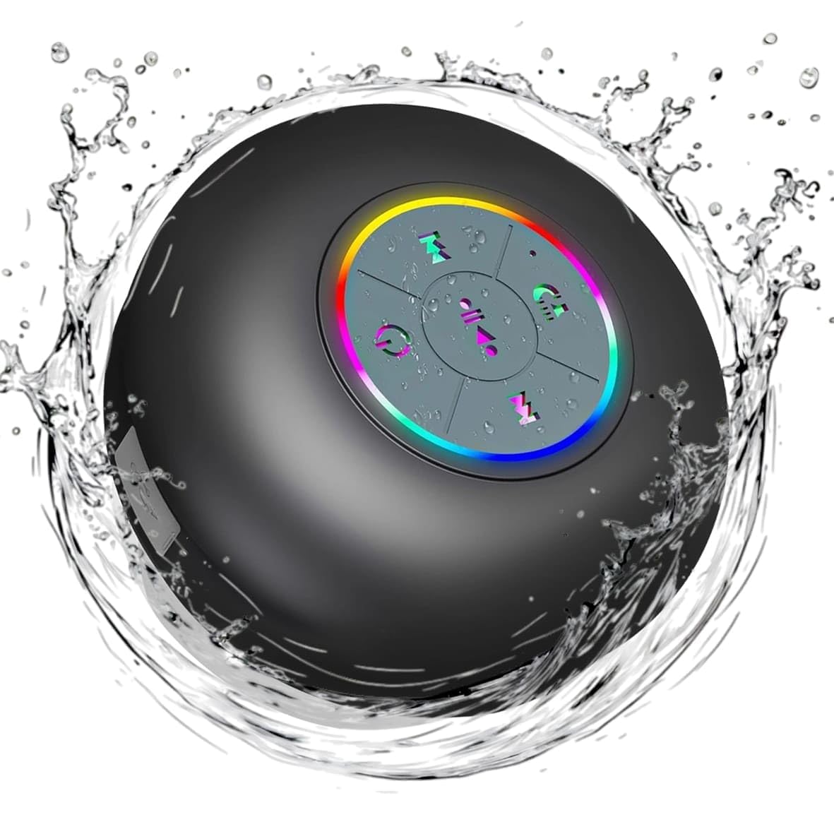 Waterproof Bluetooth Shower Speaker With Suction Mount