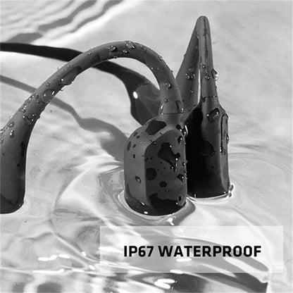 Waterproof Bone Conduction Bluetooth Headphones