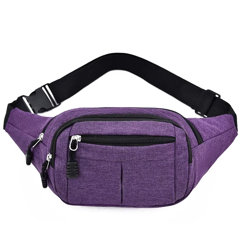 Waterproof Canvas Waist Crossbody Bag For Outdoor Use