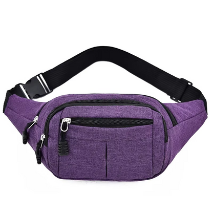 Waterproof Canvas Waist Crossbody Bag For Outdoor Use