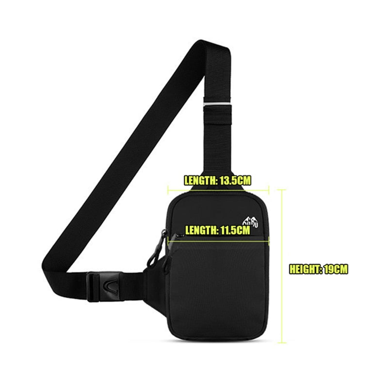 Waterproof Crossbody Sling Bag with Adjustable Shoulder Strap