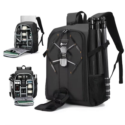 Waterproof DSLR Camera Backpack with Adjustable Storage Compartments