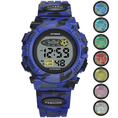 Waterproof Digital Kids Watch with Stopwatch