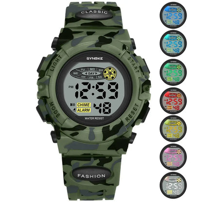 Waterproof Digital Kids Watch with Stopwatch