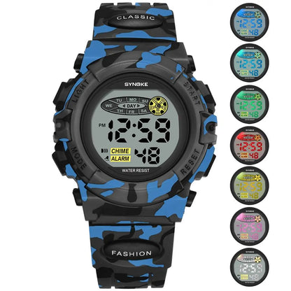 Waterproof Digital Kids Watch with Stopwatch