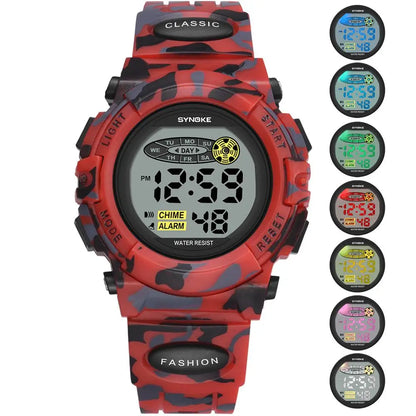 Waterproof Digital Kids Watch with Stopwatch