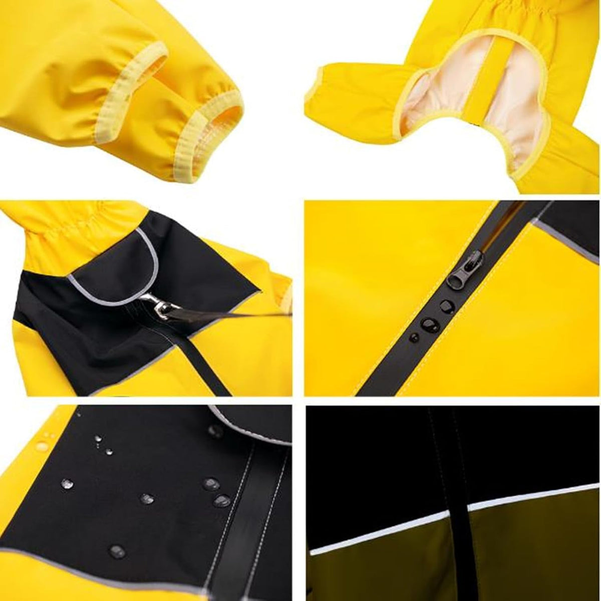 Waterproof Dog Rain Suit Full Coverage Pet Raincoat