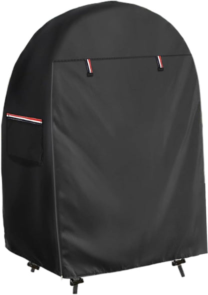 Waterproof Egg Chair Cover with Double Zipper and Wind Straps