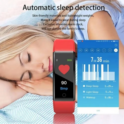 Waterproof Fitness Smart Watch with Heart Rate Activity Tracking