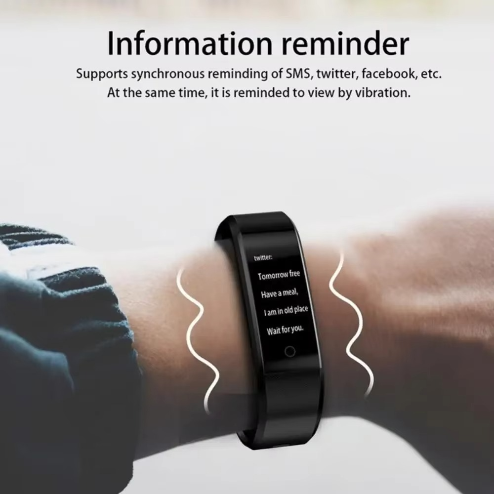 Waterproof Fitness Smart Watch with Heart Rate Activity Tracking