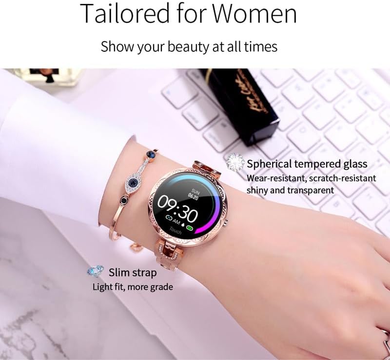 Waterproof Fitness Smartwatch with Activity and Wellness Tracking