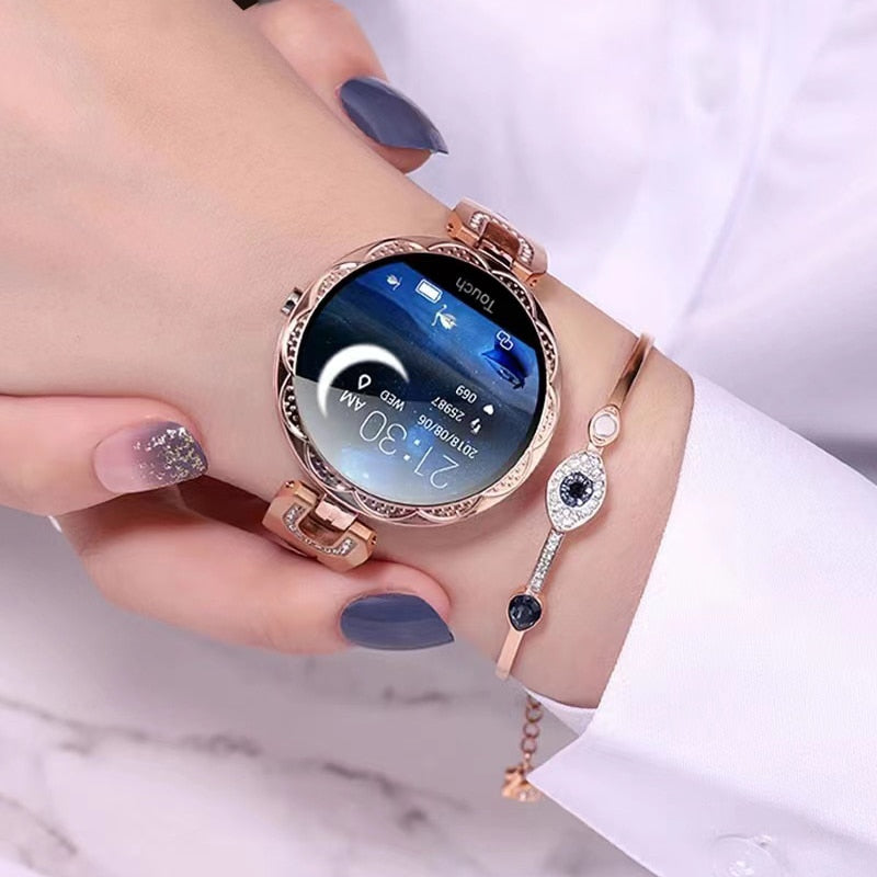 Waterproof Fitness Smartwatch with Activity and Wellness Tracking