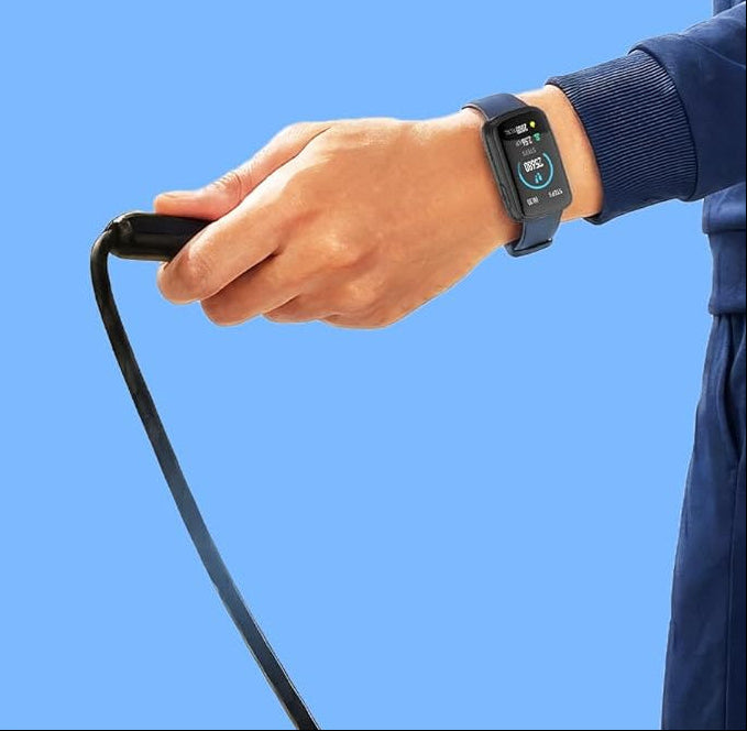 Waterproof Fitness Tracker Smart Watch Silicone Band
