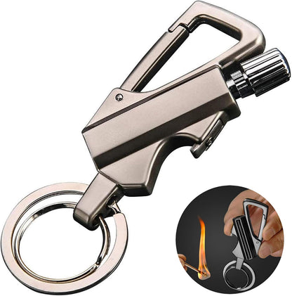 Waterproof Flint Fire Starter with Bottle Opener