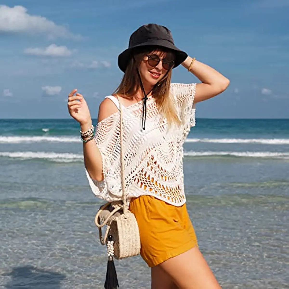 Waterproof Foldable Wide Brim Sun Hat SPF 50+