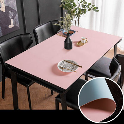 Waterproof Leather Table Protector Mat Minimalist Dining Pad