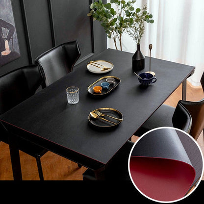 Waterproof Leather Table Protector Mat Minimalist Dining Pad