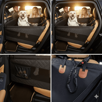 Waterproof Memory Foam Dog Car Seat Cover with Side Protection