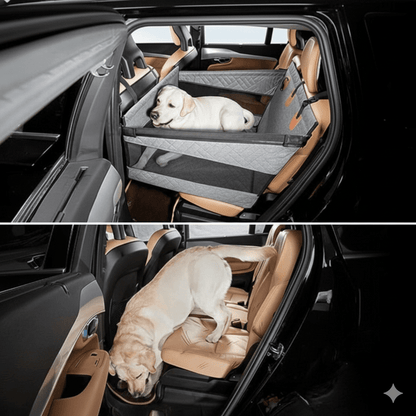Waterproof Memory Foam Dog Car Seat Cover with Side Protection