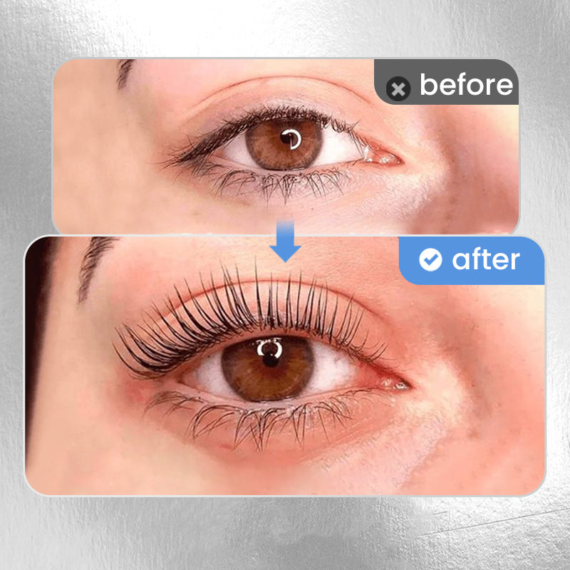 Waterproof Metal Brush Curling Mascara for Longer Lashes
