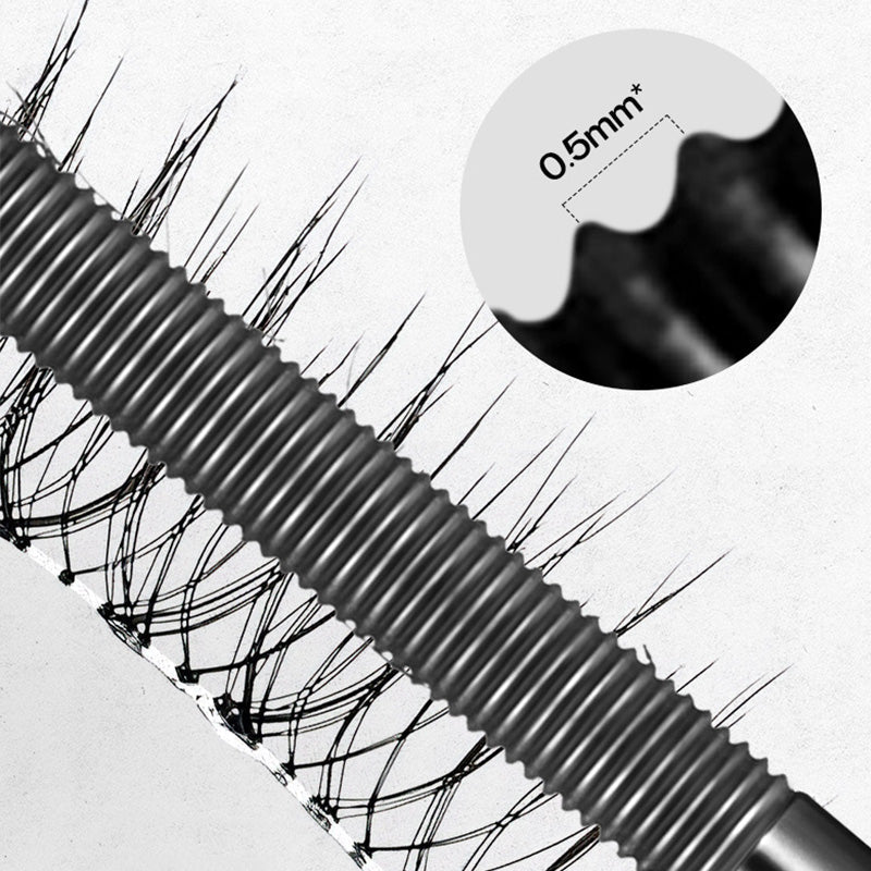 Waterproof Metal Brush Curling Mascara for Longer Lashes