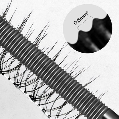 Waterproof Metal Brush Curling Mascara for Longer Lashes