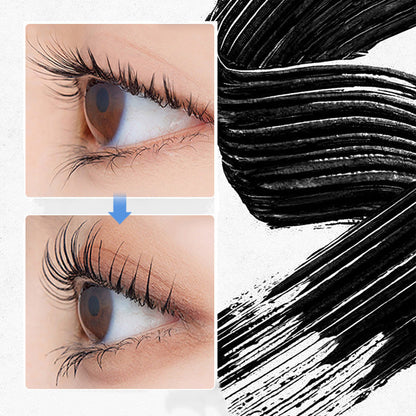 Waterproof Metal Brush Curling Mascara for Longer Lashes